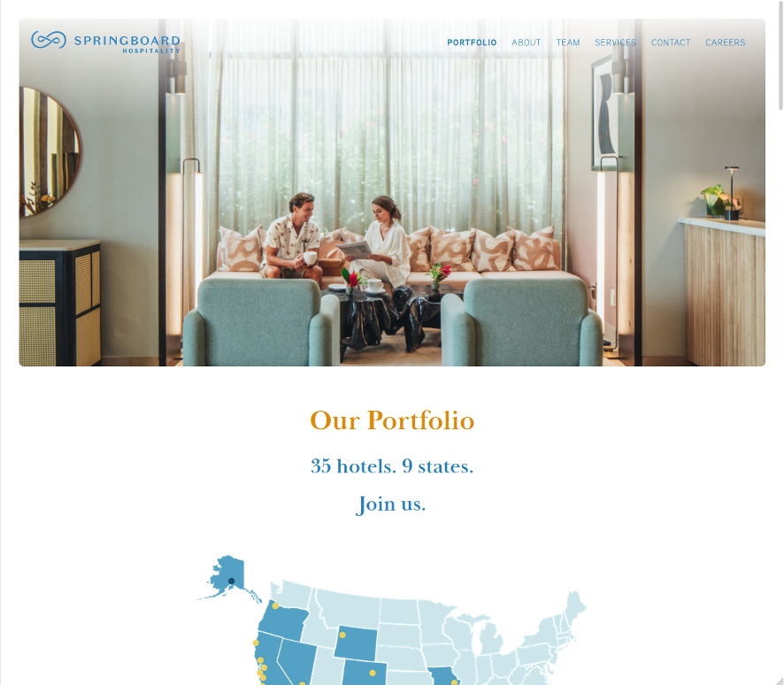 Springboard screenshot